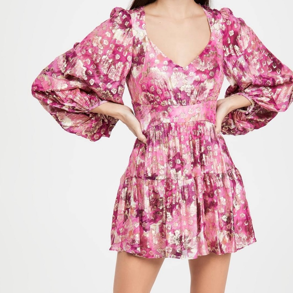 LoveShackFancy Willis Mini Dress